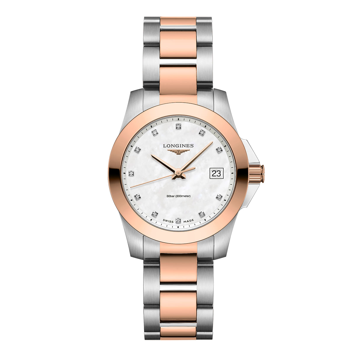 Reloj Longines Conquest L3.377.3.88.7 Mujer Time Square