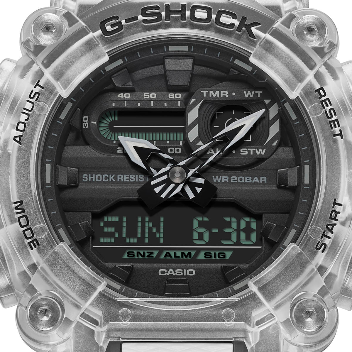 Reloj G-SHOCK GA-900SKL-7A Resina Hombre Transparente - Btime