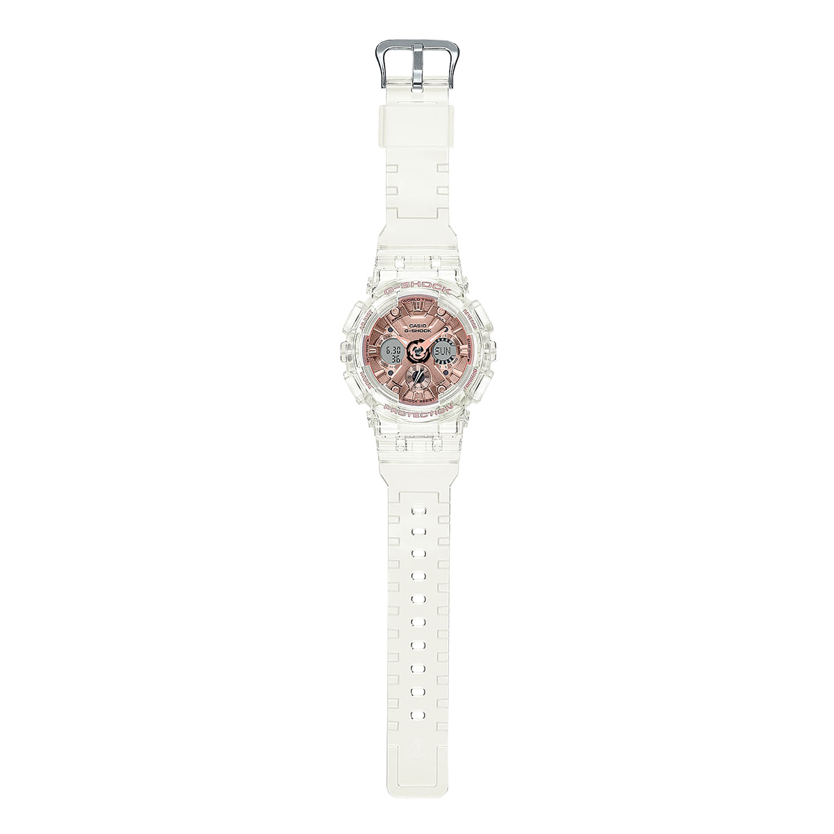 reloj transparente mujer