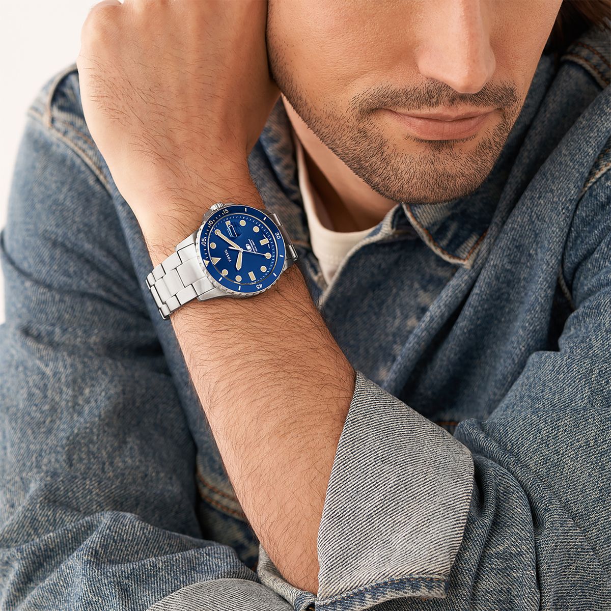 Relojes fossil online blue